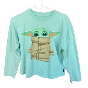 Spirit Jersey Shirt‎ Youth Extra Large Green Grogu Spellout